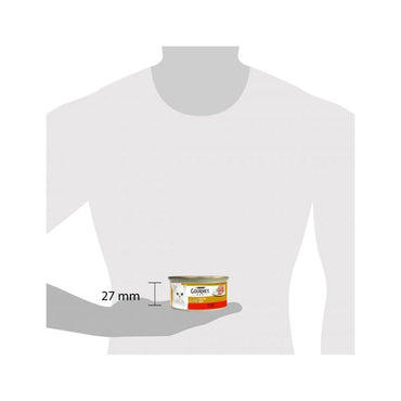 Purina Gourmet Gold Mousse Con Manzo Per Gatti Lattina 85g