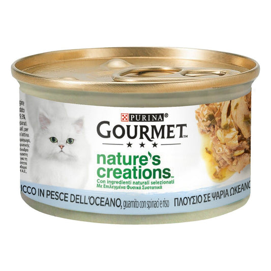 Purina Gourmet Nature's Creations Ricco in Tacchino Con Spinaci e Pastinaca 85g
