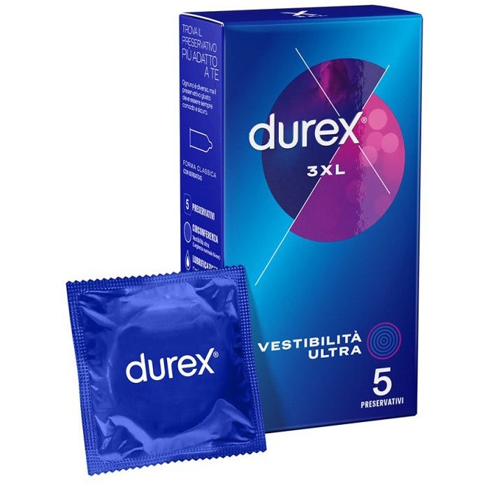 DUREX 3XL VESTIBILITA' ULTR5PZ