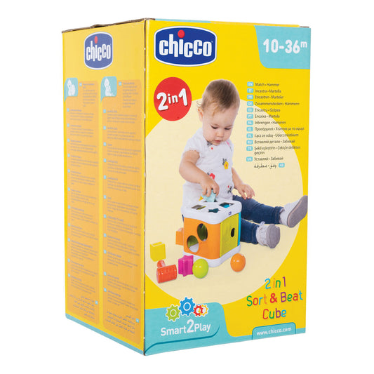CHICCO Gioco Cubo Incastra & Mart.
