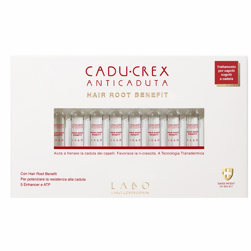 Cadu-Crex Anticaduta Hair Root Benefit Caduta Iniziale Uomo 40 Fiale