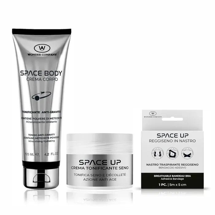 Lr Wonder Cofanetto Space Corpo Crema Corpo 125ml + Crema Seno 100ml + Reggiseno In Nastro 5m