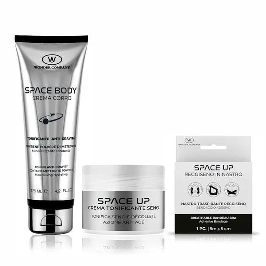 Lr Wonder Cofanetto Space Corpo Crema Corpo 125ml + Crema Seno 100ml + Reggiseno In Nastro 5m