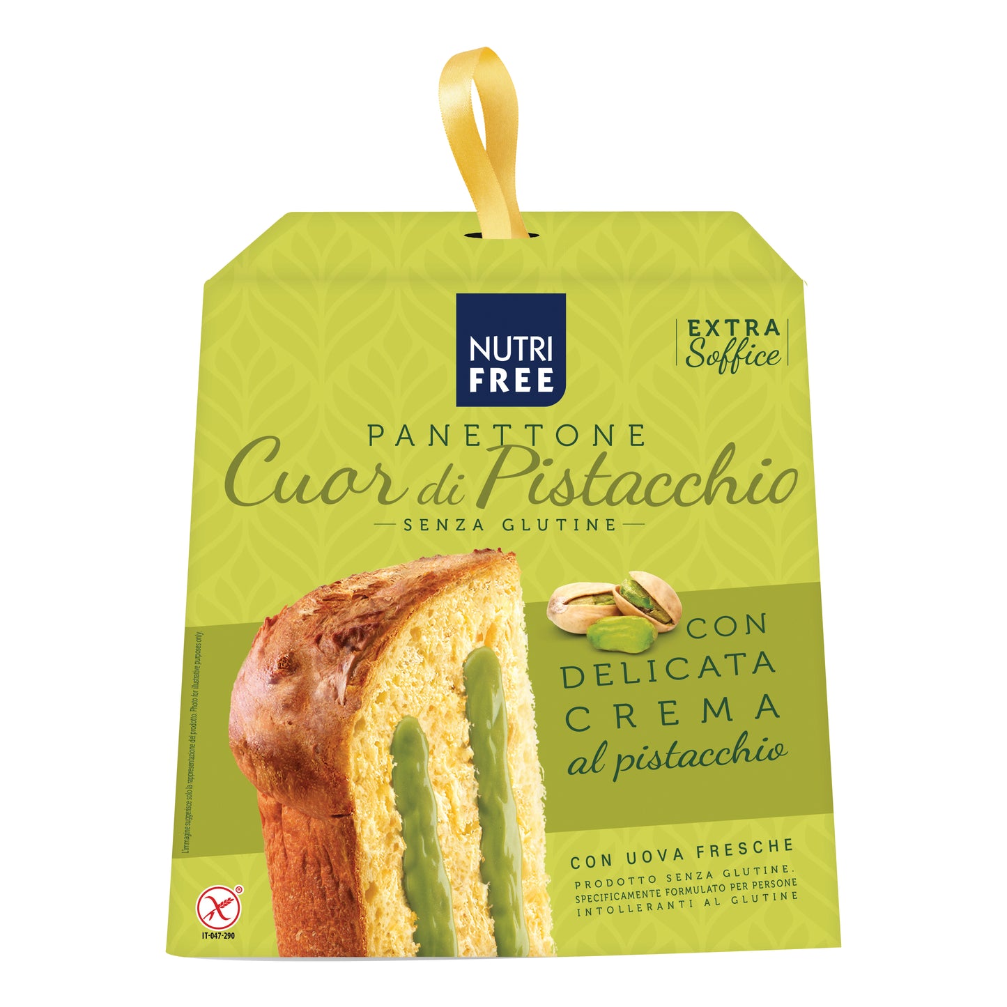 NUTRIFREE PANDORO CUOR DI PISTACCHIO 680 GRAMMI