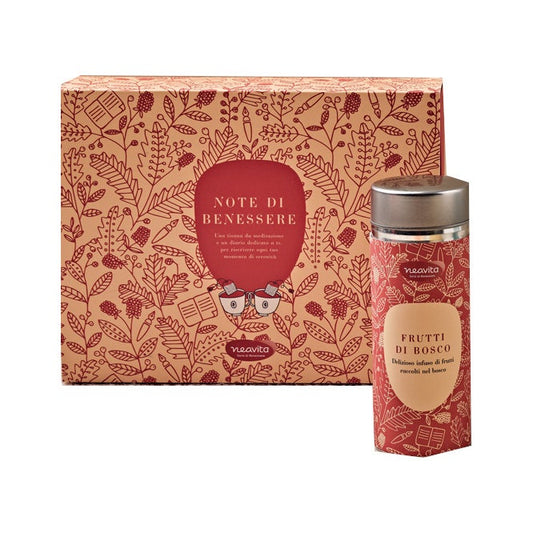 Neavita Cofanetto Lezioni Di TÈ Infuso Frutti Di Bosco 90g E Taccuino