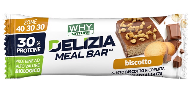 Whynature Delizia Meal Barretta Proteica Biscotto 50g