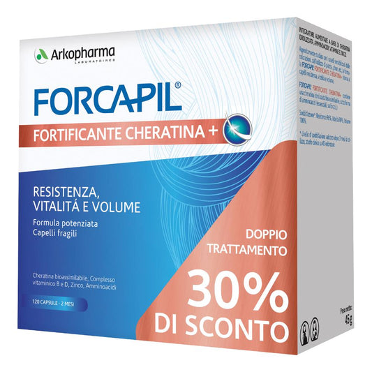 Forcapil Fortificante Cheratina Promo 120 Capsule