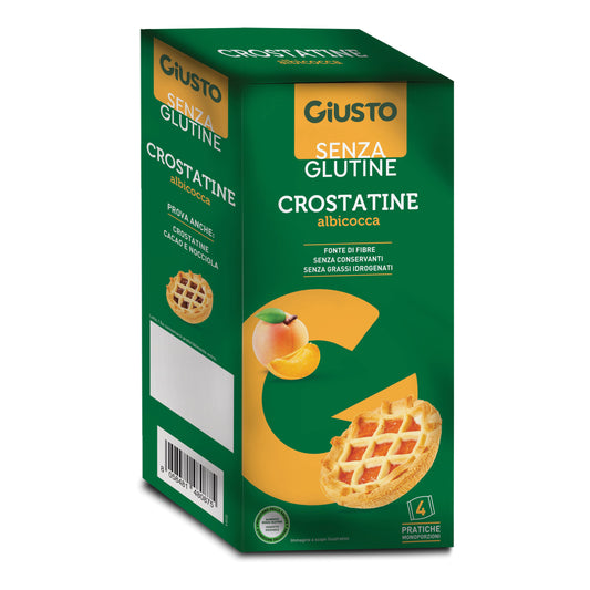 GIUSTO S/G Crostatina Albicocca 4x45g