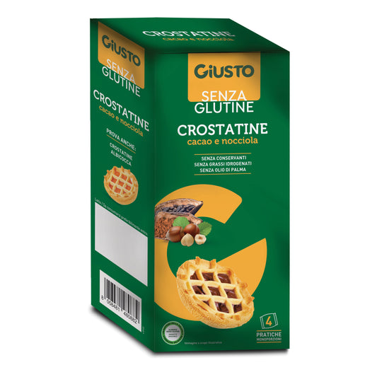 GIUSTO S/G Crostatina Cacao Nocciole 4x45g