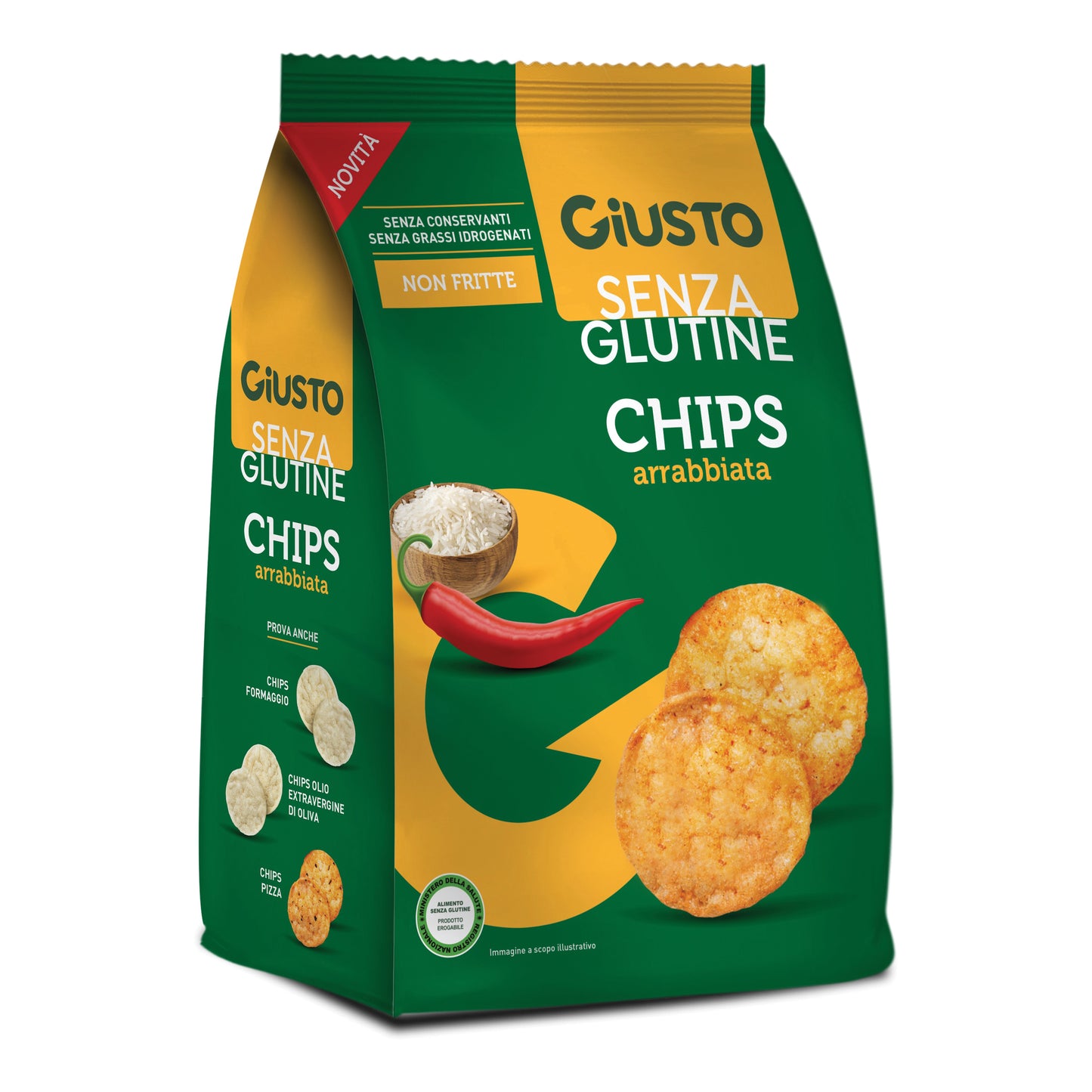 GIUSTO S/G Chips Arrabbiata 40g