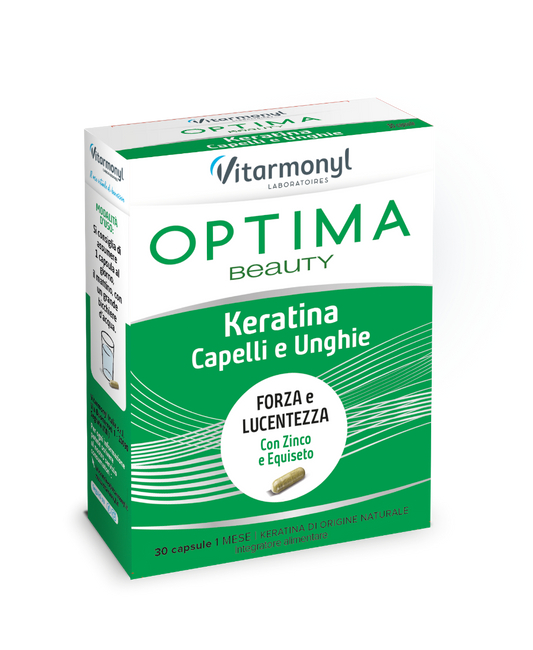 Vitarmonyl Optima Beauty Capelli & Unghie Keratina 30 Capsule