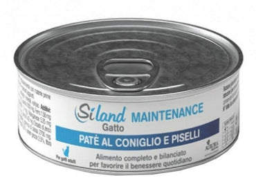 Siland Maintenance Cibo Umido Patè Coniglio/Piselli Gatti Adulti 85g