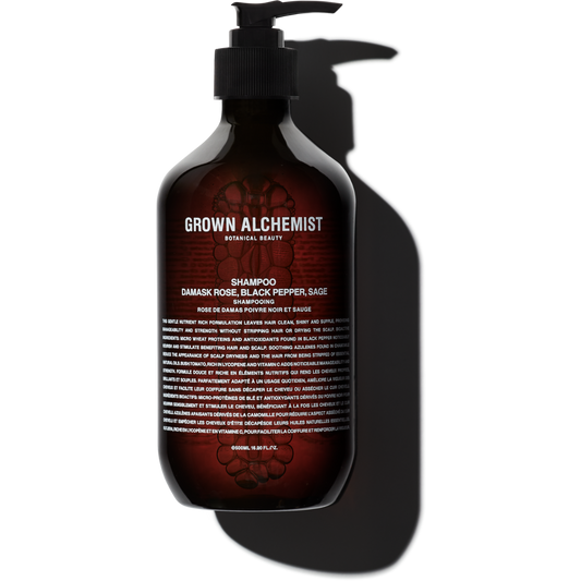 Grown Alchemist Shampoo Damask Rose, Black Pepper, Sage 500ml
