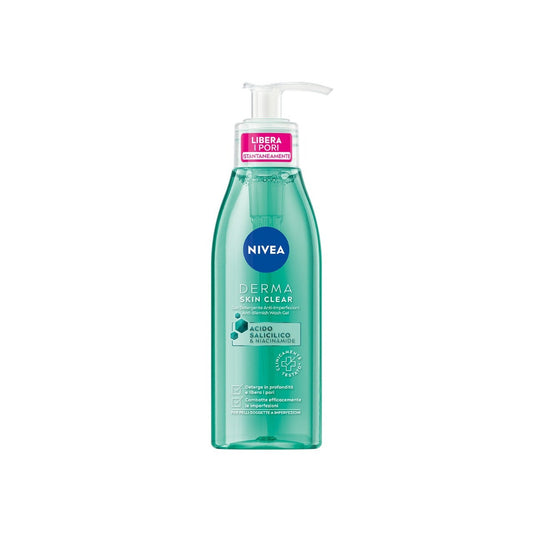 Nivea Derma Skin Clear Gel Detergente Anti-Imperfezioni 150ml