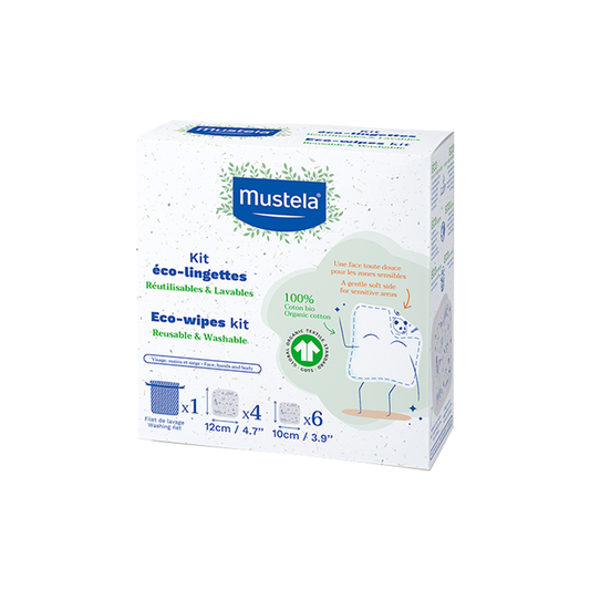 Mustela Kit Salviette Riutilizzabili 10 Pezzi