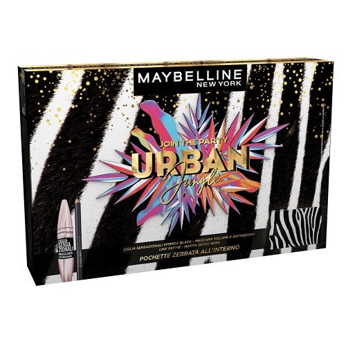 Maybelline New York Kit Urban Jungle Mascara Very Black + Matita Occhi