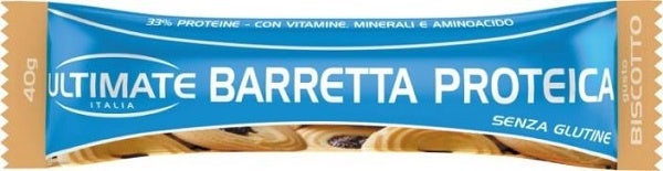 Ultimate Barretta Proteica Biscotto 1 Pezzo 40g