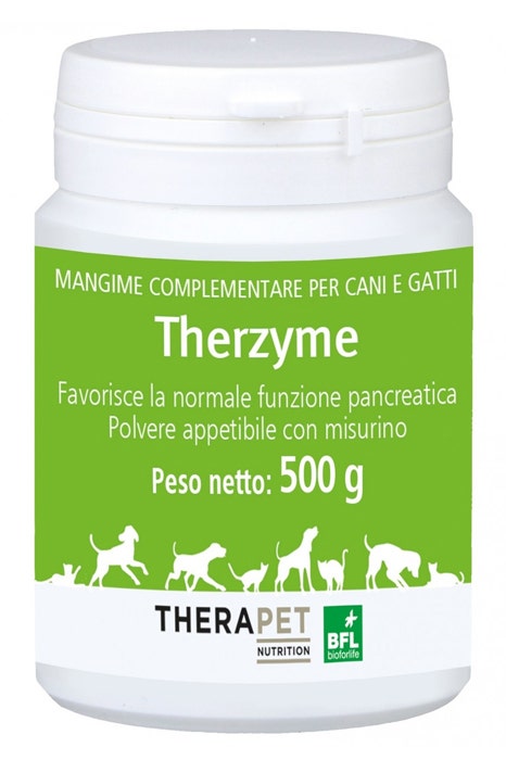 TheraPet Therzyme In Polvere Con Misurino Per Cani/Gatti 500g