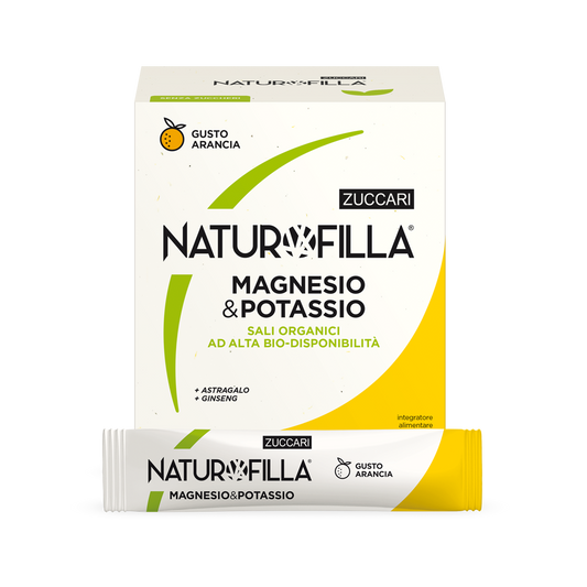 Naturofilla Magnesio E Potassio Gusto Arancia 28 Stick