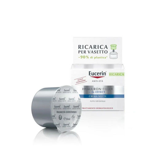 Eucerin Hyaluron Filler Notte Crema Viso Ricarica 50ml