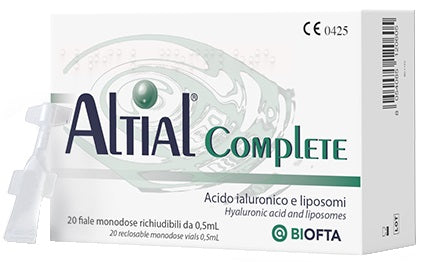 Altial Complete Soluzione Oftalmica Lubrificante 4 Strip Da 5 Flaconi Da 0,5ml