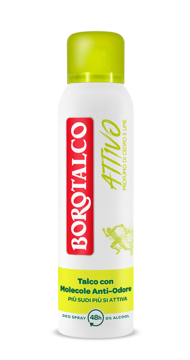 Borotalco Deodorante Spray Attivo Giallo 150ml
