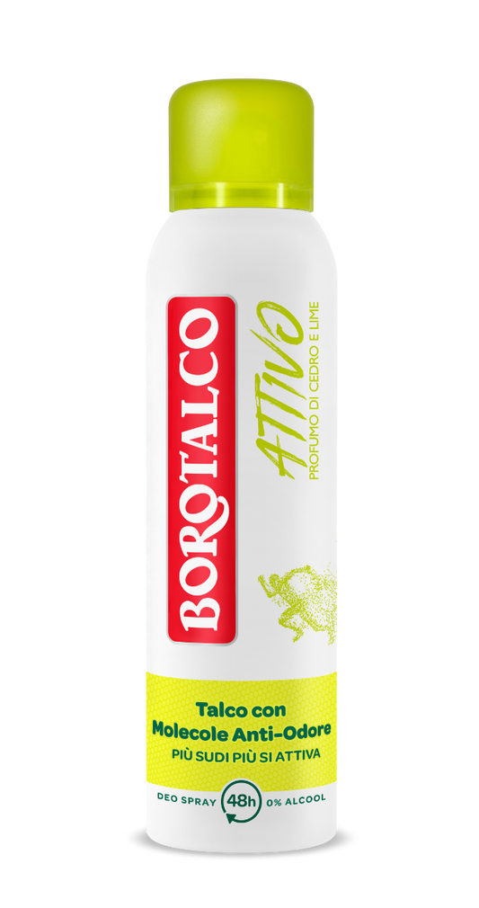 Borotalco Deodorante Spray Attivo Giallo 150ml