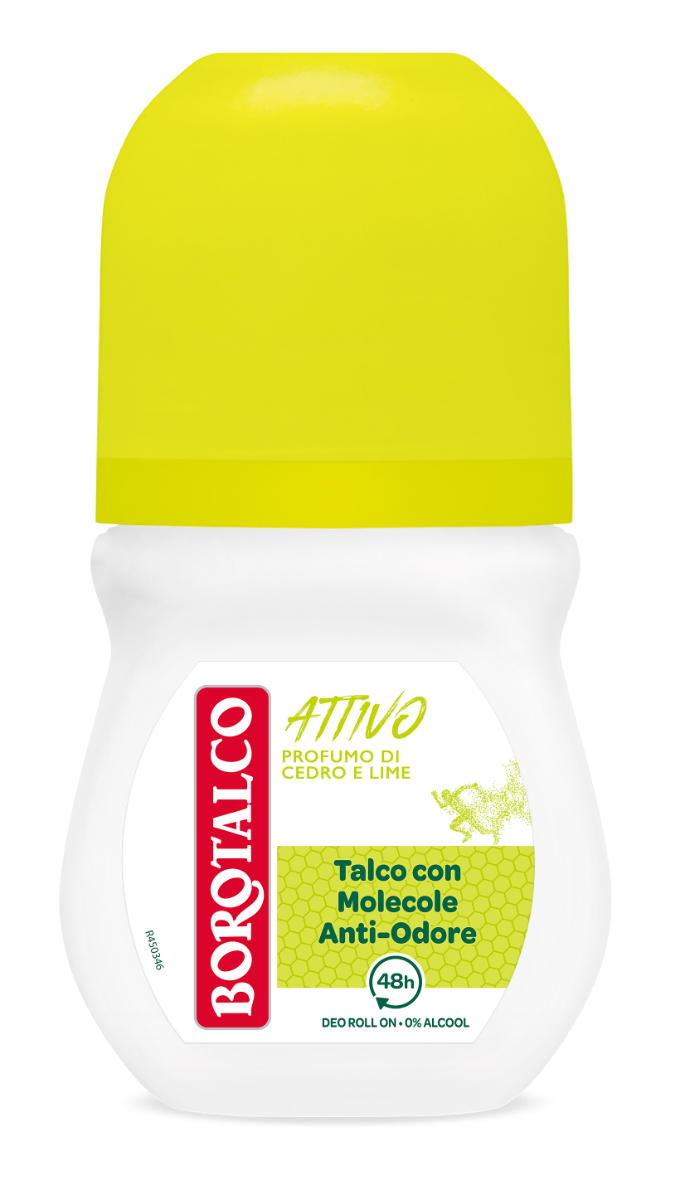 Borotalco Deo Roll Attivo Giallo 50ml