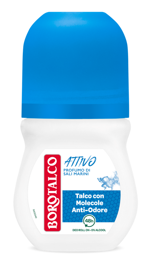 Borotalco Deo Roll Attivo Blu 50ml