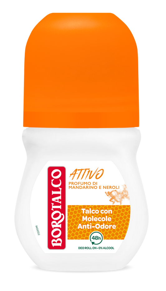 Borotalco Deo Roll Attivo Arancione 50ml