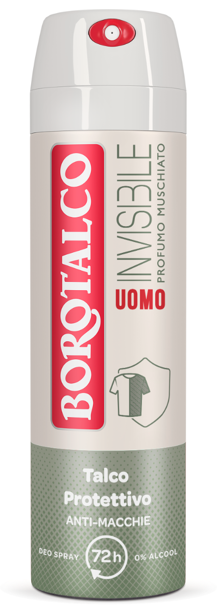 Borotalco Deodorante Uomo Spray Asciutto Invisibile 150ml