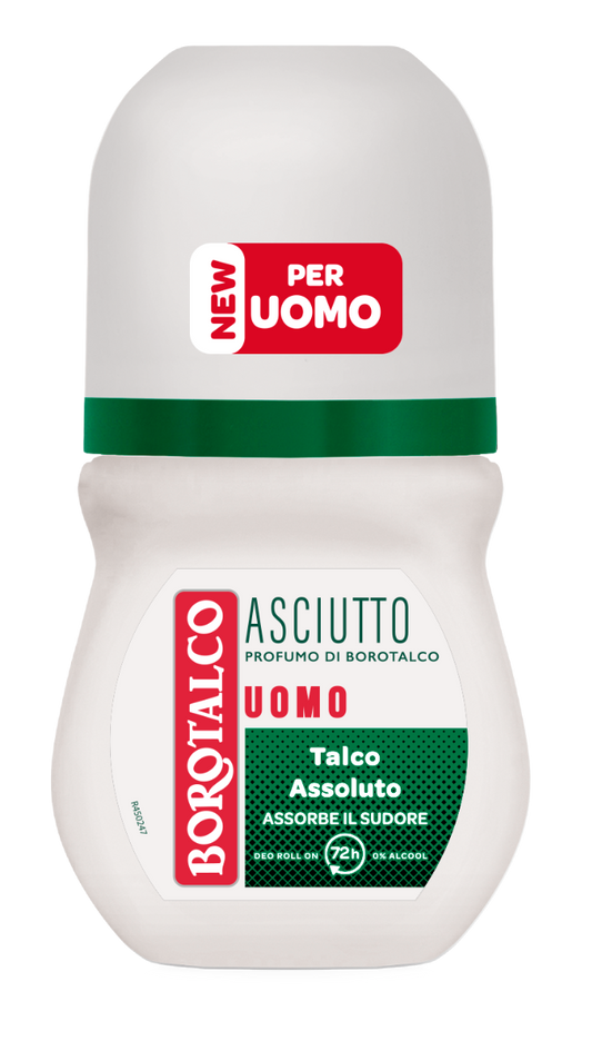 Borotalco Deodorante Uomo Roll-On Asciutto Borotalco 50ml