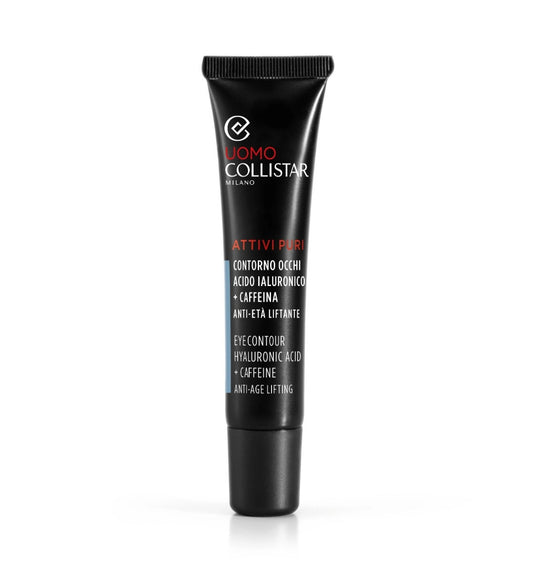 Collistar Uomo Attivi Puri Contorno Occhi Acido Ialuronico+Caffeina Anti-EtÀ Liftante 15ml