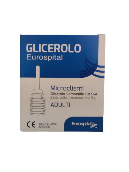 EUROSPITAL MICROCLISMI GLICEROLO ADULTI 6 PEZZI