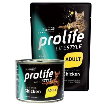 Prolife Life Style Pollo Fresco Cibo Umido Per Gatti Adulti Bustina 85g
