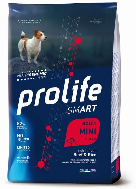Prolife Smart Adult Mini Manzo E Riso Cane 600g