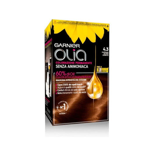 Garnier Olia Colorazione Capelli 4.3 Castano Scuro Dorato