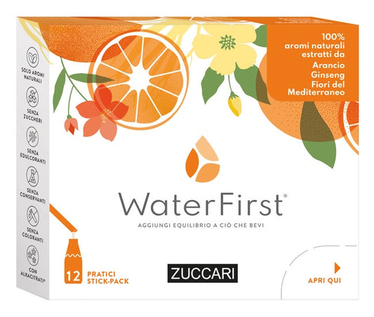 Zuccari WaterFirst Arancio/Ginseng/Fiori Del Mediterraneo 12 Stick