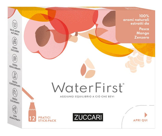 Zuccari WaterFirst Pesca, Mango, Zenzero 12 Stick