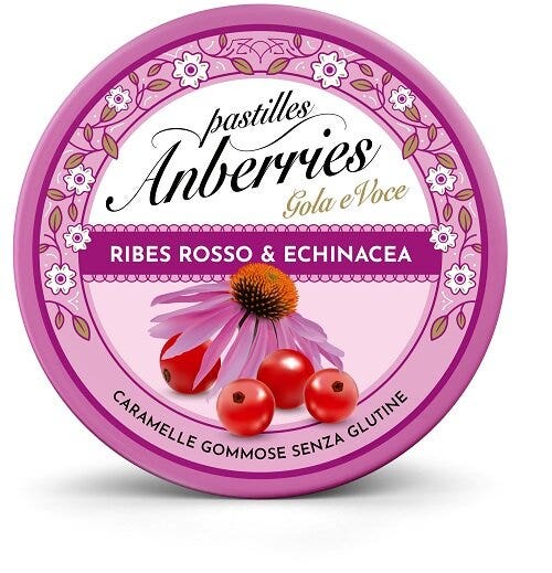 Anberries Caramelle Gommose Ribes Rossi & Echinacea 50g
