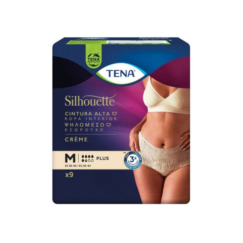 Tena Silhouette Creme Taglia M 9 Pezzi