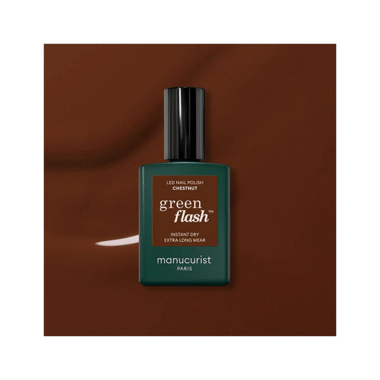 Manucurist Green Flash Smalto Led Chestnut 15ml