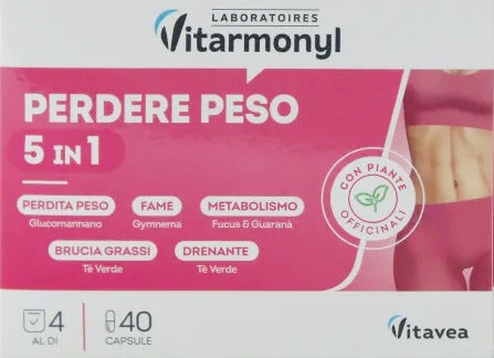 Vitarmonyl 5 In 1 Perdere Peso 40 Capsule