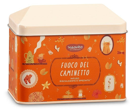 Neavita Coccole Di TÈ Infuso Fuoco Del Caminetto In Casetta Arancione