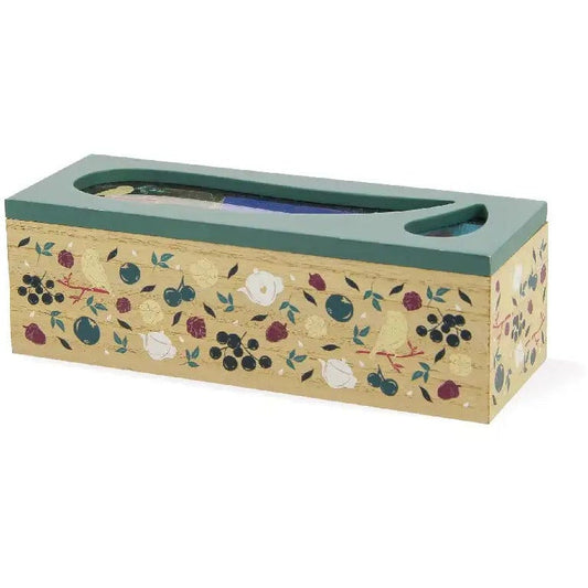 Neavita Cofanetto In Legno Bio Verde A 3 Scomparti Con 15 Tisane Assortite