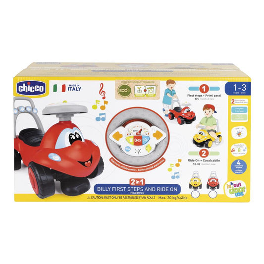CHICCO Gioco Billy Walk&Ride Rosso