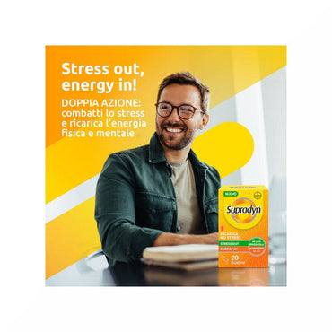 Supradyn Ricarica No Stress Integratore Vitamine e Magnesio contro la Stanchezza da Stress 20 Buste