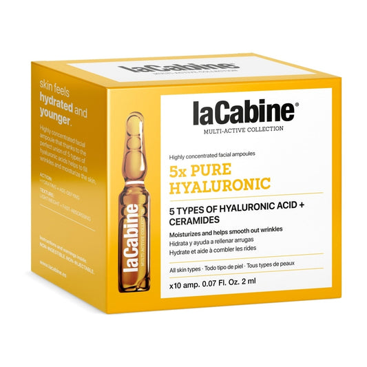 LaCabine 5x Pure Hyaluronic Anti-Rughe Viso 10 Fiale