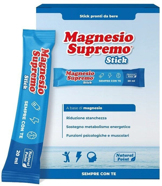 Natural Point Magnesio Supremo 20 Stick Da 20ml