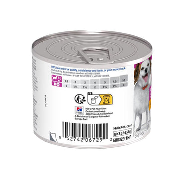 Hill's Science Small&Mini Mousse Adult Alimento Per Cani Con Pollo Scatoletta 200g